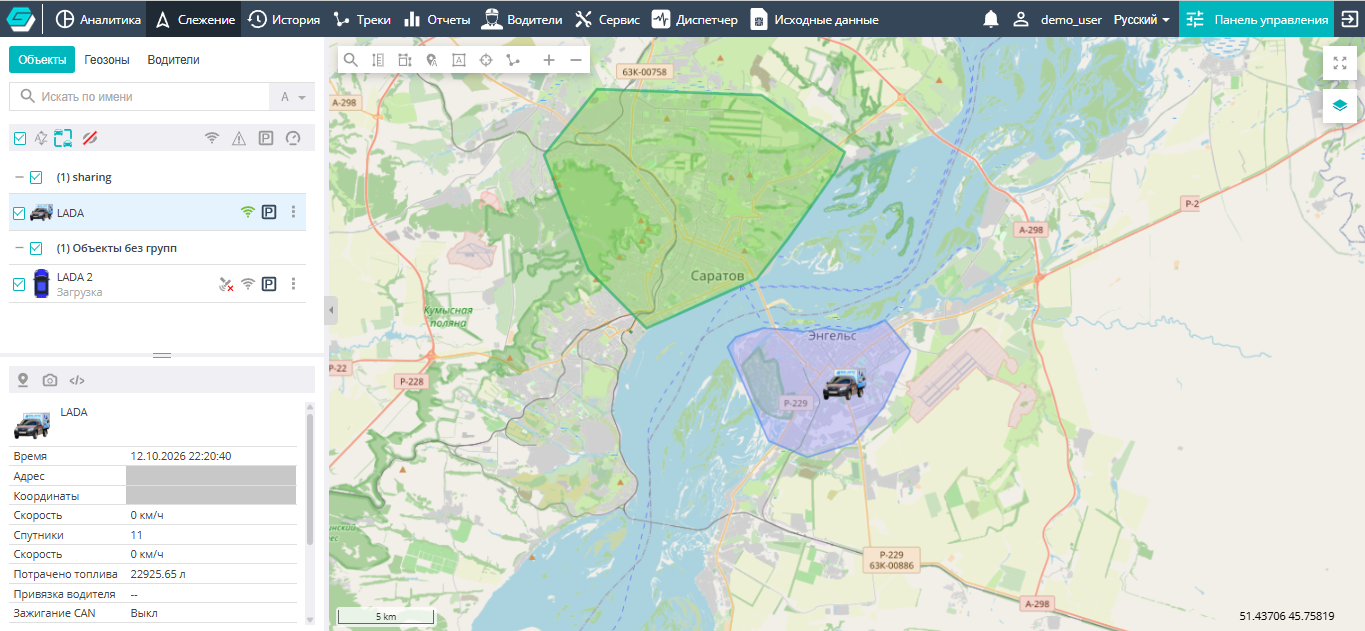 Tracking section overview